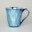Hrnek Maxi Diamond Titanum, modrá a platina, 550 ml, porcelán Goldfinger