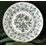 Plate flat 26 cm, Green Onion Pattern, Cesky porcelan a.s.