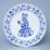Plate dining 24 cm, Virgo, (wall plate too), Original Blue Onion Pattern