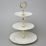 Cake stand 3-pcs. 34 cm, Thun 1794, karlovarský porcelán, BERNADOTTE ivory + gold