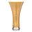 Silhouette - Gold Hollow Sided vase 25 cm, Swarovski Crystal, DIAMANTE