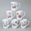 Mug Derby 250 ml, set 6 pcs., colorful flowers, Český porcelán a.s.