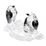Penguin Family 80 x 120 mm, Crystal Gifts and Decoration PRECIOSA
