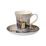 Cup 100 ml and saucer 12 cm, The Magpie, C. Monet, fine bone china, Goebel