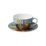 Cup and saucer James Rizzi - My New York City Day, 250 ml / 15 cm, Fine Bone China, Goebel