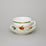 Šálek a podšálek B plus B 0,21 l / 14 cm na kávu, slonová kost s dekorací ovoce, Český porcelán a.s.