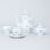 Kávová souprava pro 6 osob, Thun 1794, karlovarský porcelán, BERNADOTTE kytička