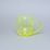 Bark Glass Mug with Handle (uranium Glass), 300 ml, Glassworks Janov