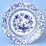 Blue Onion: Dish round flat 32 cm, Leander Loučky