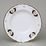 Plate deep 23 cm, Thun 1794 Carlsbad porcelain, Bernadotte Arms