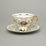 Cup tea 230 ml + sacuer 16 cm, footed, Three Graces, Queens Crown porcelain