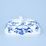 Butter dish - upper part 0,250 kg, Original Blue Onion Pattern, QII