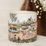 Tea light Latern 10 cm with 3D illustration of JOSEF LADA "Spring", Glassor