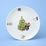 Dinner plate Coups 20 cm Mole and Christmas tree, Thun 1794, karlovarský porcelán