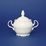 Sugar bowl 300 ml, Thun 1794 Carlsbad porcelain, BERNADOTTE ivory