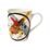 Mug 400 ml Circles in a Circle, 12,5 / 9 / 11 cm, fine bone china, V. Kandinsky, Goebel