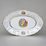 The Three Graces: Dish flat oval 34 cm, Thun 1794 Carlsbad porcelain, BERNADOTTE