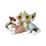 Figurine R. Wachtmeister - Cats Adelia and Ottavio, 9,5 / 7 / 5,5 cm, Porcelain, Cats Goebel