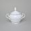 Sugar bowl 300 ml, Thun 1794 Carlsbad porcelain, BERNADOTTE frost