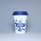 Cup for coffee "To Go" 310 ml with silicone cap, Original Blue Onion Pattern