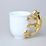 Hrnek ZOO chameleon 400 ml, GOLD, 12 cm, porcelán Goldfinger