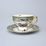 Tea cup 230 ml + saucer, Hunting - Green, Queen's Crown