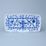 Tray square 33 x 16 cm, Original Blue Onion Pattern