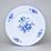 Plate dinner 25 cm, Thun 1794 Carlsbad porcelain, BERNADOTTE blue rose, BLUE line