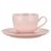 Cup coffee 250 ml + saucer 16 cm, Amina Rose, Seltmann porcelain