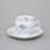 Šálek a podšálek kávový 220 ml / 16 cm, Thun 1794, karlovarský porcelán, BERNADOTTE míšeňská růže