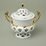 Sugar bowl 200 ml, Byzant 404b white + gold, Rose China Chodov
