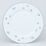 Dish round flat 30 cm (club plate), Thun 1794, BERNADOTTE blue flower