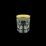Astra Gold: Whisky and cognac glass 280 ml, Crystal, Provenza, Antique Golden Black decor
