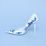 Ladies' porcelain shoe 23 cm, Blue Onion, Leander