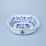 Salad bowl square 21 cm, Original Blue Onion Pattern
