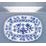 Flat oval dish 28 cm, Original Blue Onion Pattern, QII