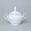 Sugar bowl 300 ml, Thun 1794, Carlsbad porcelain, BERNADOTTE gold line