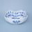 Salad dish square deep 24 cm, Original Blue Onion Pattern