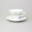Cup low 200 ml footed + sacuer 150 mm, Thun 1794, karlovarský porcelán, MENUET 80289