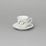 Cup and saucer espresso 80 ml / 11,5 cm, Thun 1794, karlovarský porcelán, CONSTANCE daisy