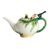 "PARADISE CALLS" TOUCAN DESIGN SCULPTURED porcelain teapot 29,8, FRANZ porcelain