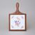 Kitchen board big 28 x 17,5 cm, Meissen rose decor