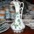 Art Nouveau Jug 21 cm, Green Onion Pattern, Cesky porcelan a.s.