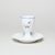 Egg cup with a stand 7 cm, Goose, Cesky Porcelan, a.s.