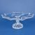 Crystal Plate On Stand CALYPSO 33 cm, Glassworks Jihlava Bohemia 1845