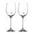 Romance - Set of 2 Red Wine Glasses 450 ml, Swarovski Crystals