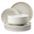 Plate set 12 pcs., Sento AURA home - cream, Seltmann porcelain