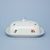 Butter dish for 250 g butter, Házenka ivory w/blue line, Český porcelán a.s.