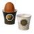 Egg cup set Yin Yang 6.5 / 6.5 / 6cm, New Bone China, Goebel