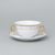 Natalie gold: Cup 290 ml + sacuer 170 mm for soup, Thun 1794, karlovarský porcelán